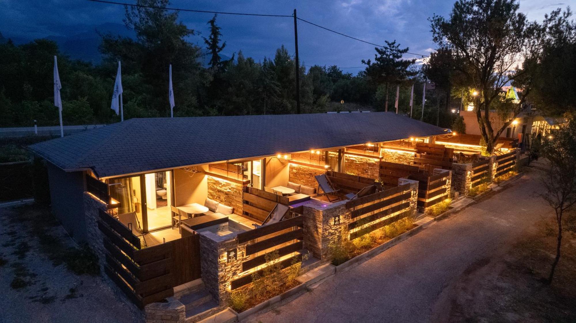 Sylvia Camping & Luxury Suites, Panel Hospitality Homes & Villas リトコロン エクステリア 写真