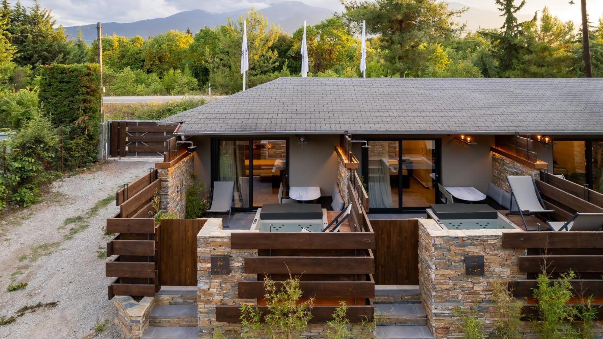 Sylvia Camping & Luxury Suites, Panel Hospitality Homes & Villas リトコロン エクステリア 写真